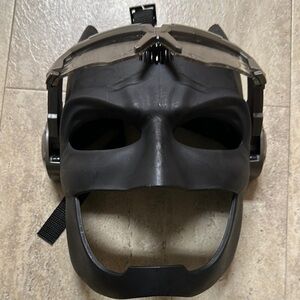Batman Voice Changing Mask Black Mask with glasses adult kid Halloween costume